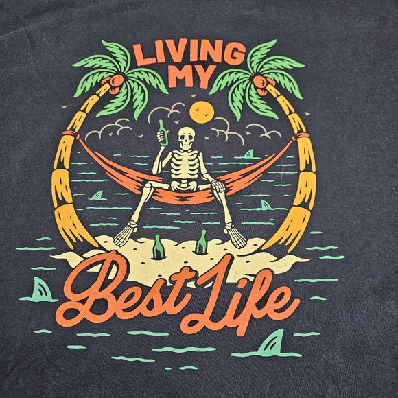 DOM Living My Best Life T Shirt - Picture 3 of 6